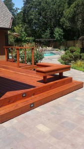 deck bench rail