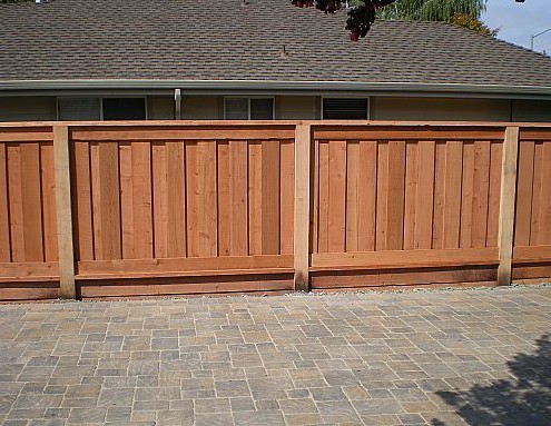 Picture Frame Board On Board Redwood Fencing