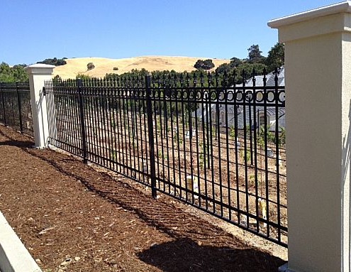 iron fence
