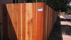 nail on flat top fences