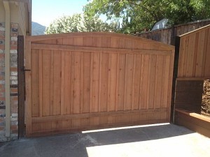 steel frame double gate