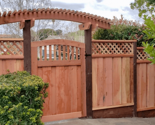 single gate with arch trellis website 2